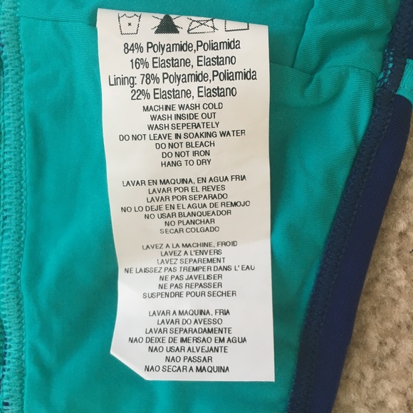 Zumba Women's Borderline Bra Top, Navy, Small - Picture 7 of 7